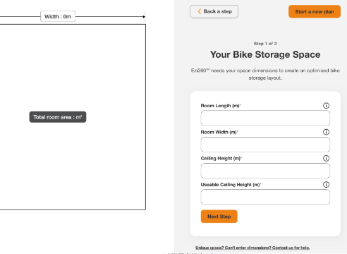 Bike Rack Calculator